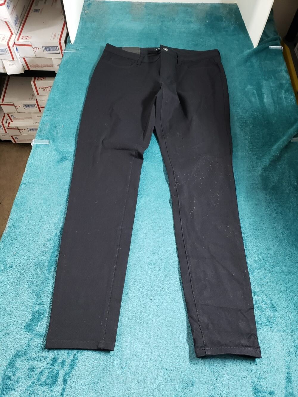 Banana Republic Jeans Size 6 Womens Black Pants Mid Rise Sloan Skinny NWT
